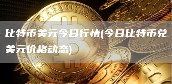 比特币美元今日行情 - 今日比特币兑美元价格动态